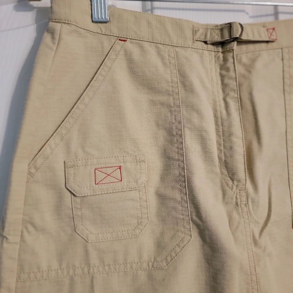 L.L. Bean Tan Pencil Skirt
